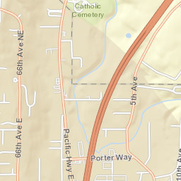 701-809 10th Avenue Southeast, Milton, WA Street Map