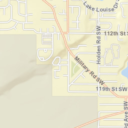 11951-11999 Military Road Southwest Street Map