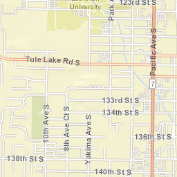 415-507 138th Street South, Parkland, WA Street Map