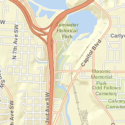 Boston Street Southeast, Tumwater, WA Street Map
