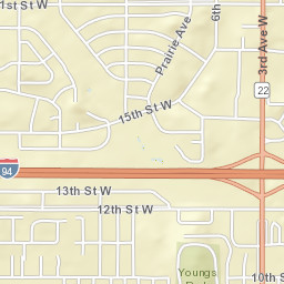 201-299 West Museum Drive Dickinson Street Map