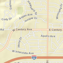 2700-2748 Ithica Drive Bismarck ND Street Map