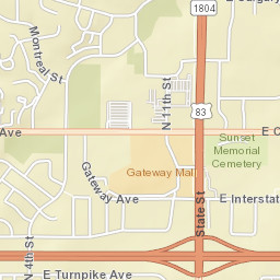 541-595 East Century Avenue Bismarck ND Street Map