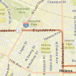 12 East Lawrence Street, Helena, MT 59601 Street Map