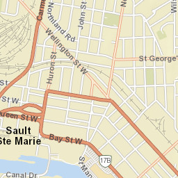 302 Queen Street East, Sault Ste. Marie, ON Street Map