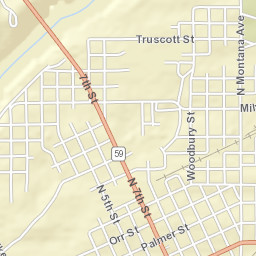 State Highway 59, Miles City, Mt 59301, USA Street Map
