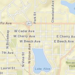 197-293 South Lakeside Drive, Fergus Falls Street Map