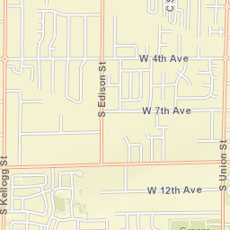5377-5499 West 4th Avenue Kennewick WA Street Map