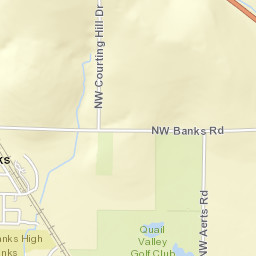 101-179 Northeast Commerce Street, Banks Street Map