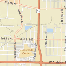 52-98 3rd Street North Waite Park MN Street Map