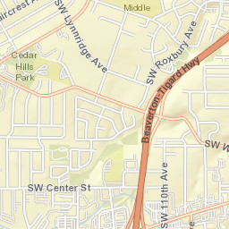 2690 Southwest Roxbury Avenue, Beaverton Street Map