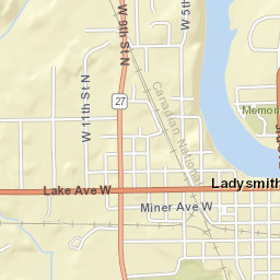 211 W 2nd Street North, Ladysmith, WI  Street Map