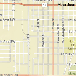 513-599 South Main Street, Aberdeen, SD Street Map