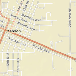 298 14th Street North, Benson, MN 56215 Street Map