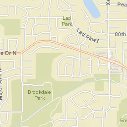 3280 Brookdale Drive North Brooklyn Park Street Map