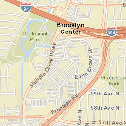 John Martin Drive & Bass Lake Road & 57th Avenue Nort Street Map