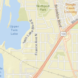 4900 Washburn Avenue North, Minneapolis Street Map