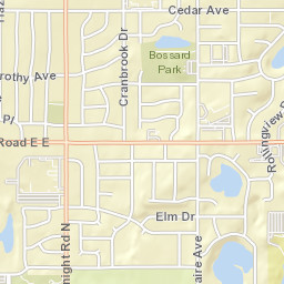 2289-2291 Co Rd E East White Bear Lake MN Street Map