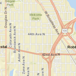 4321 Welcome Avenue North Minneapolis Street Map