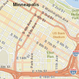 301-399 South 4th Street Minneapolis MN Street Map