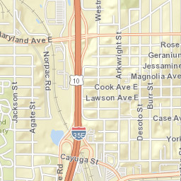 991-1019 Desoto St St Paul MN Street Map