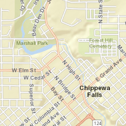 Jefferson Ave, Chippewa Falls, WI 54729 Street Map