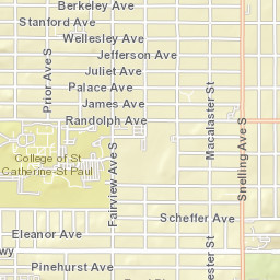 305-325 S Kenneth St St Paul MN Street Map