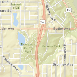 Concord St N & Butler Av, South St. Paul Street Map