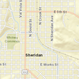 40-50 N Main St, Sheridan, WY 82801, USA Street Map