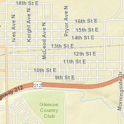 1005-1099 Hennepin Avenue North, Glencoe Street Map