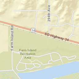 Farm Island Rd, Pierre, SD 57501 Street Map