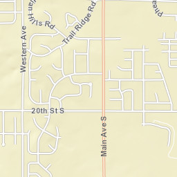 401-417 Hunters Ridge Road Brookings SD Street Map