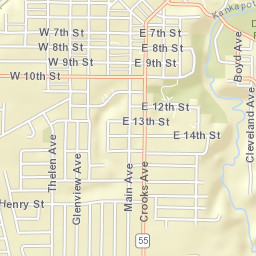 707-709 East 9th Street, Kaukauna, WI  Street Map