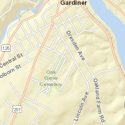 Lions St, Gardiner, ME 04345 Street Map