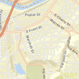 Mankato MN America Street Map