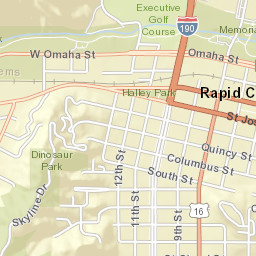 1301 W Omaha St Rapid City SD Street Map