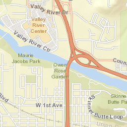1580 Valley River Drive, Eugene, OR 97401 Street Map