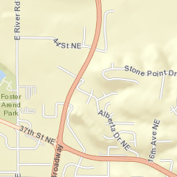 3499 Northern Valley Pl NE, Rochester, MN Street Map