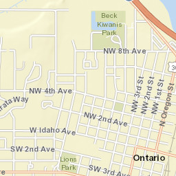 468-498 Northwest 7th Avenue, Ontario, OR Street Map