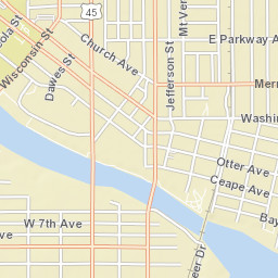 519-523 Algoma Blvd, Oshkosh, WI 54901 Street Map