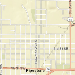 100-198 4th St NE, Pipestone, MN 56164 Street Map