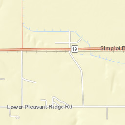 20501 Simplot Boulevard, Greenleaf, ID Street Map