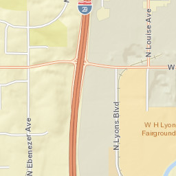 1069-1581 N Louise Ave Sioux Falls Street Map
