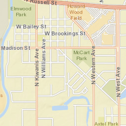 301 N Kiwanis Ave Sioux Falls SD Street Map