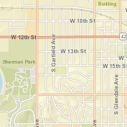 3000 West 12th Street, Sioux Falls, SD Street Map
