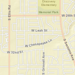 2422-2886 S Ellis Rd Sioux Falls SD Street Map
