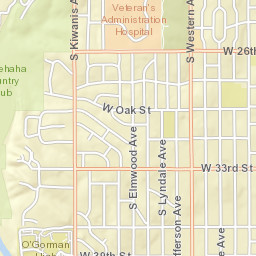 2501-2599 West 33rd Street, Sioux Falls, SD Street Map