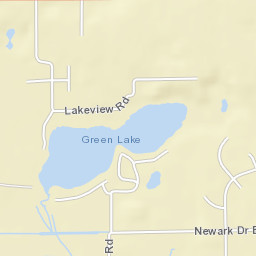 1282 East Green Lake Drive, West Bend, WI  Street Map