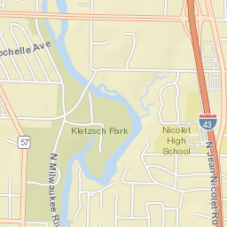 1515-1551 West Good Hope Road, Glendale Street Map