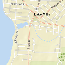 131-135 S Ferry Dr, Lake Mills, WI 53551, USA Street Map